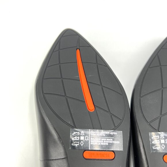 Rockport Womens Size 10.5 Adelyn Black Leather Pointed Toe Ballet Flats Shoes - Picture 10 of 14